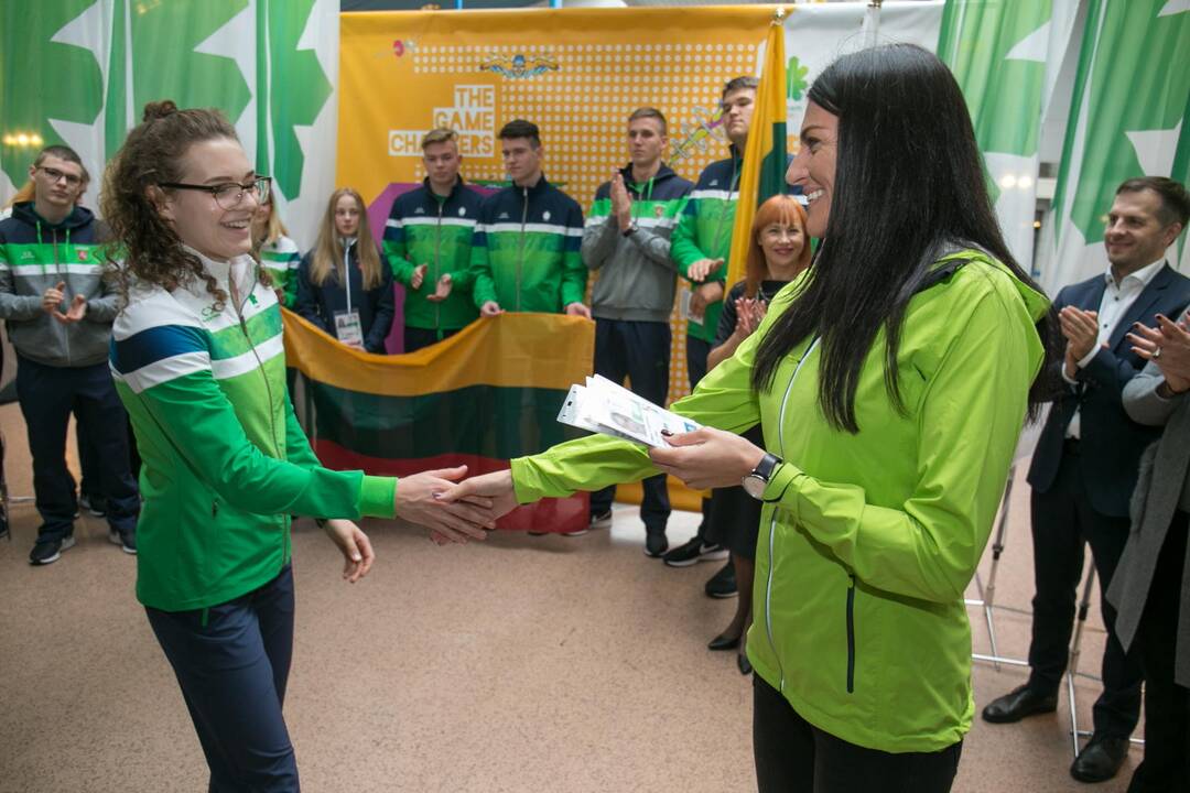 Sportininkai išlydėti į jaunimo olimpines žaidynes