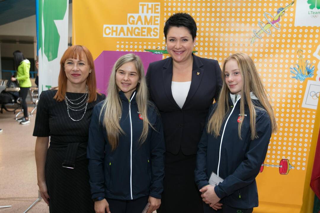 Sportininkai išlydėti į jaunimo olimpines žaidynes