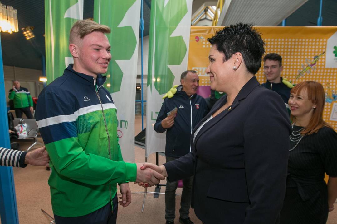 Sportininkai išlydėti į jaunimo olimpines žaidynes