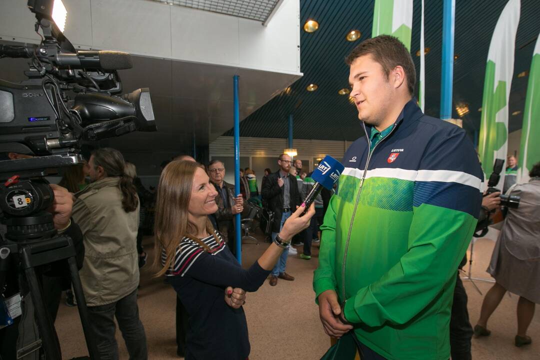 Sportininkai išlydėti į jaunimo olimpines žaidynes