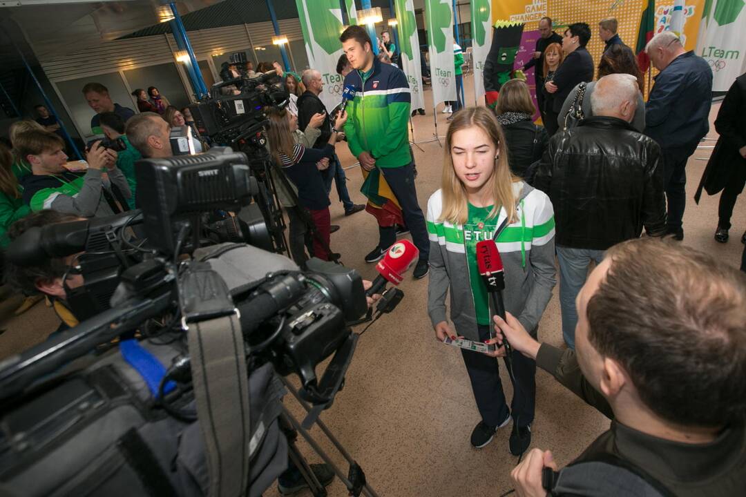 Sportininkai išlydėti į jaunimo olimpines žaidynes