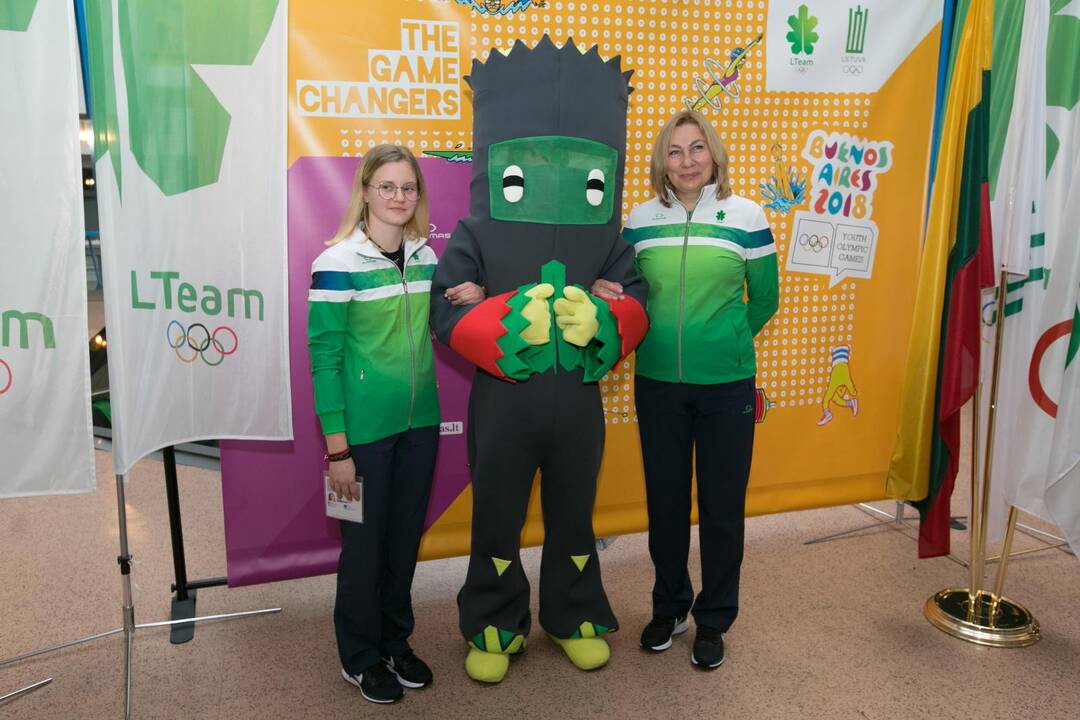 Sportininkai išlydėti į jaunimo olimpines žaidynes