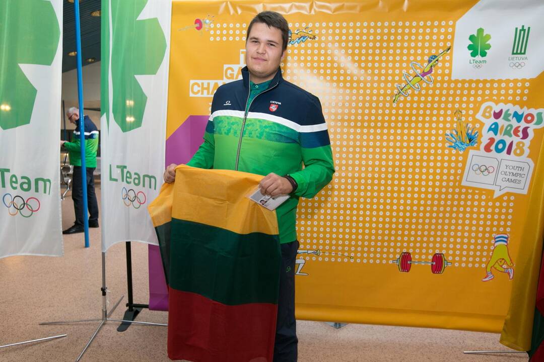 Sportininkai išlydėti į jaunimo olimpines žaidynes