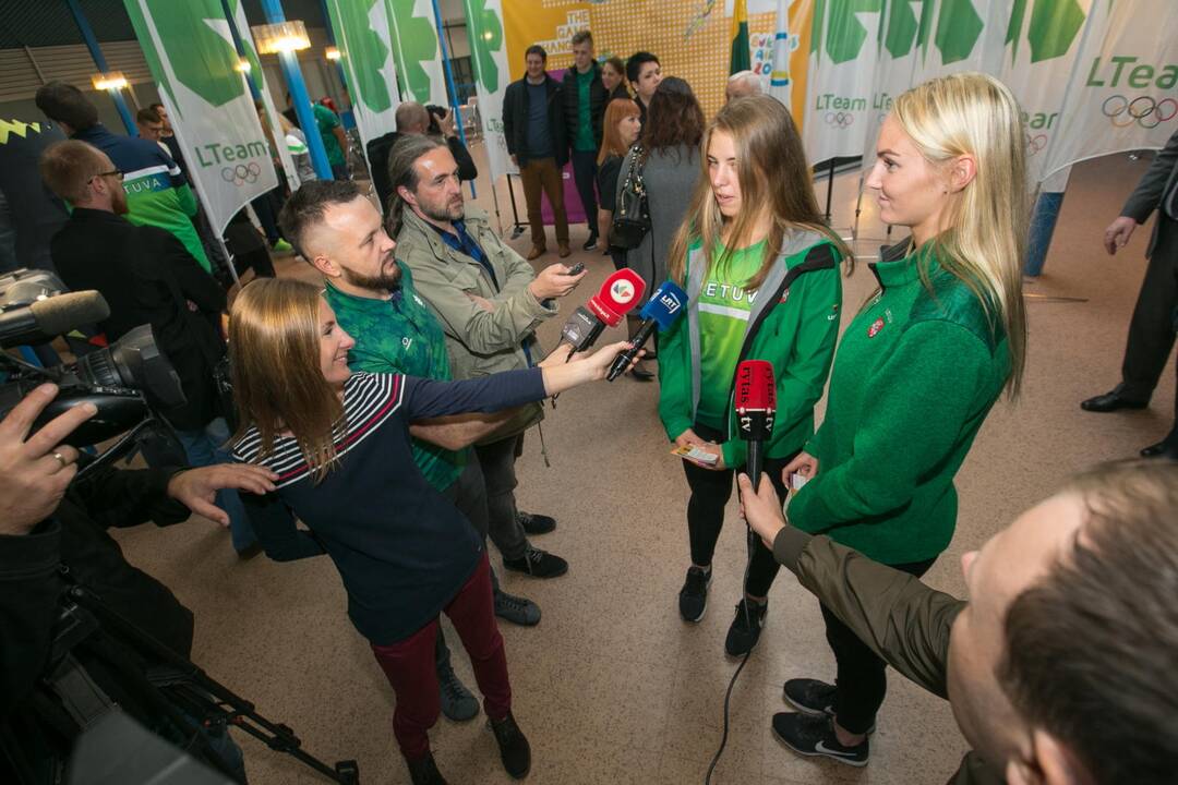 Sportininkai išlydėti į jaunimo olimpines žaidynes