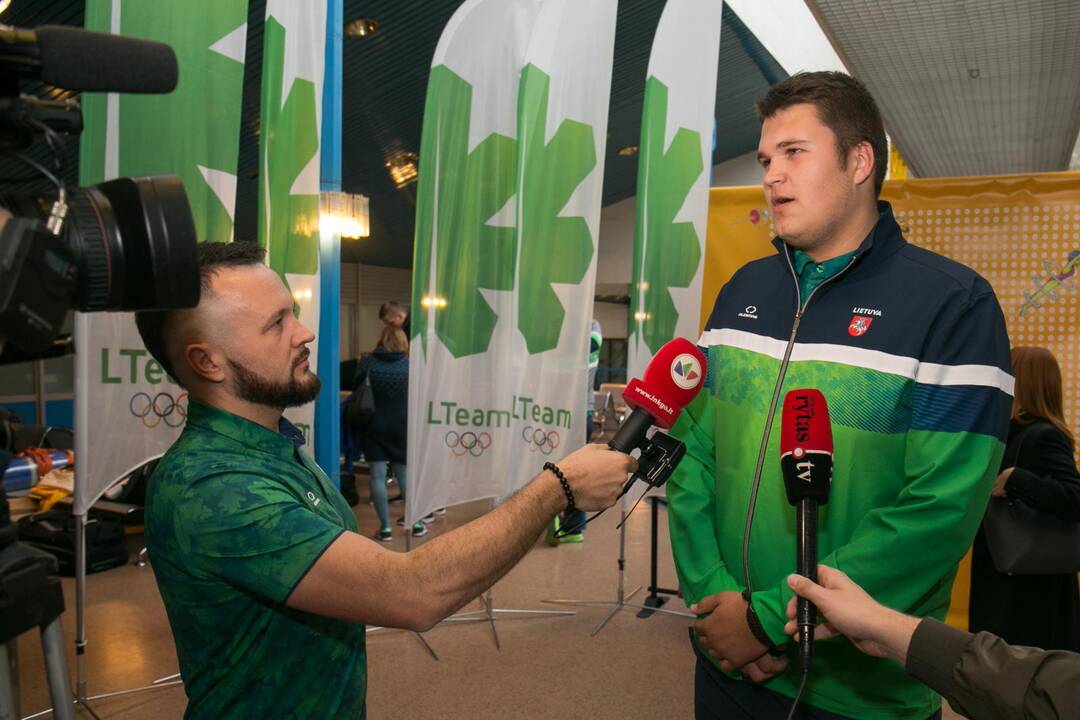 Sportininkai išlydėti į jaunimo olimpines žaidynes
