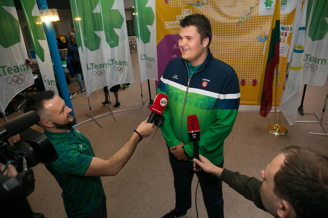 Sportininkai išlydėti į jaunimo olimpines žaidynes
