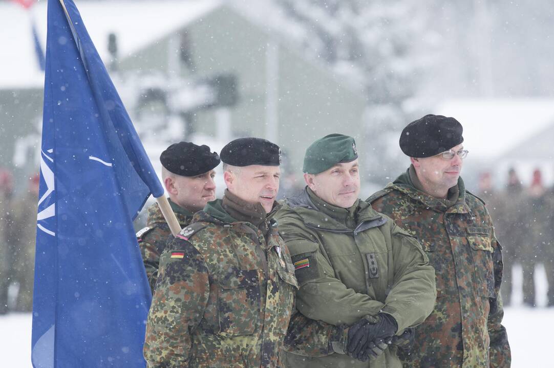  NATO pajėgų bataliono metinių minėjimas Rukloje