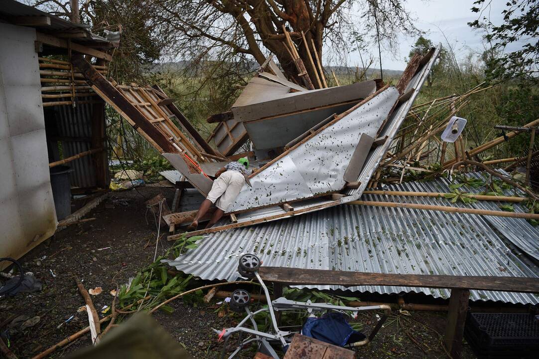 Filipinus nuniokojo galingas taifūnas „Mangkhut“