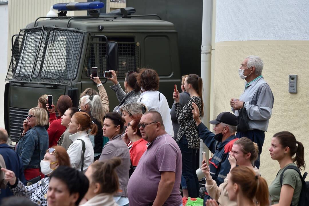 Baltarusijoje tęsiasi neramumai