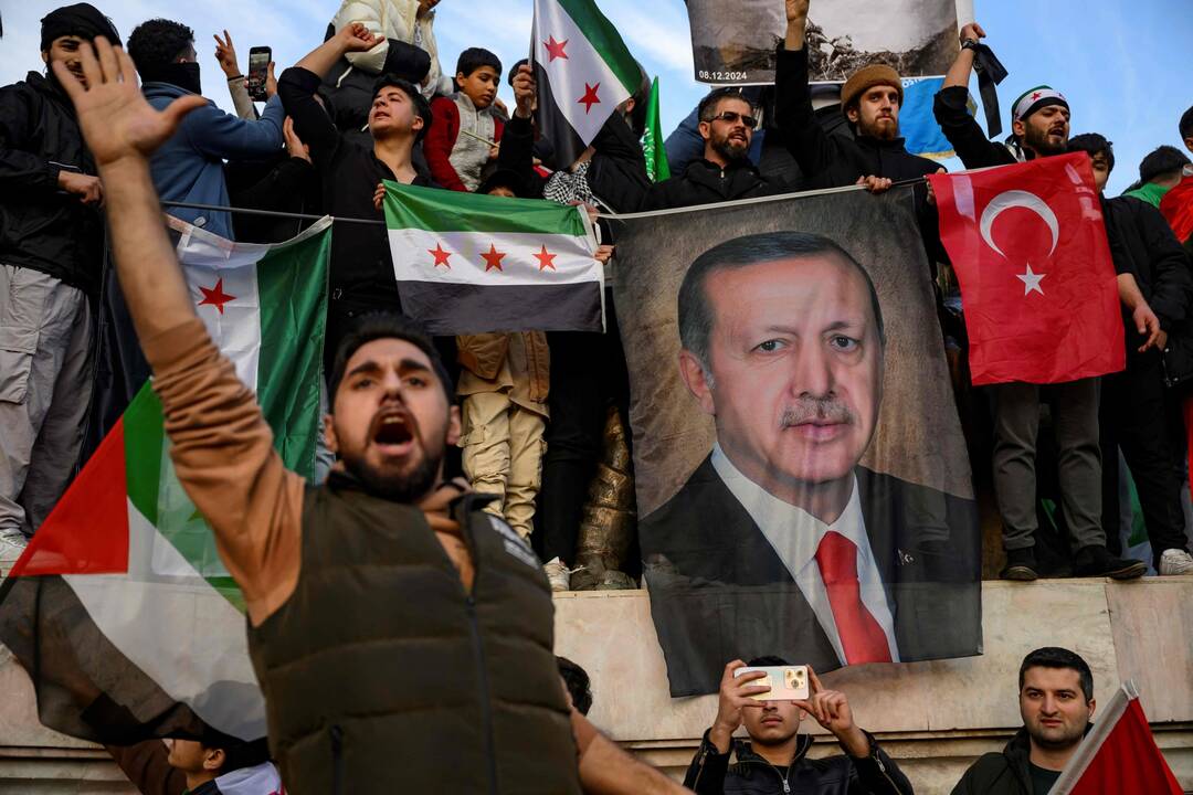 R. T. Erdoganas: Turkija vėl atidarys sienos perėją į Siriją grįžtantiems pabėgėliams 