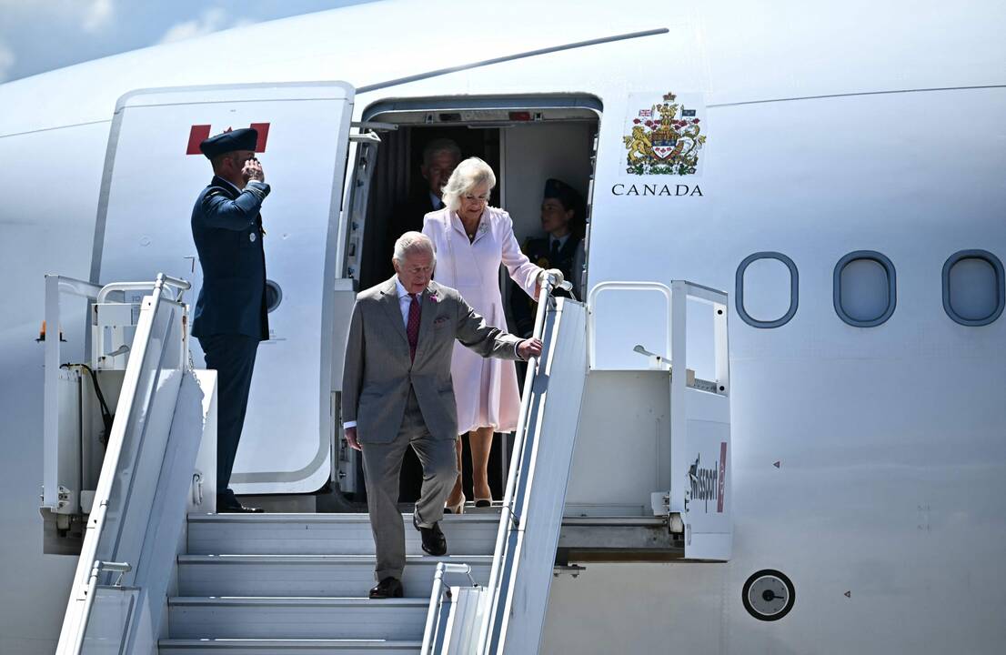 Karalius Charlesas III atvyko vizito į Kanadą, kur atidarys parlamentą