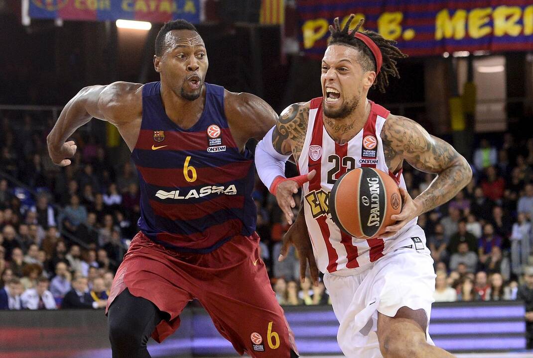"Barcelona" lengvai susidorojo su „Olympiakos“ krepšininkais