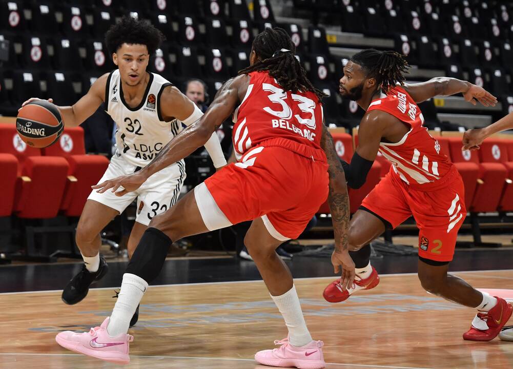 Nukeltose Eurolygos rungtynėse – „Crvena Zvezda“ triumfas Vilerbane