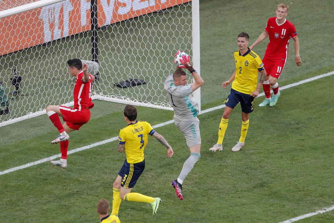 Europos futbolo čempionatas: Švedija–Lenkija 3:2