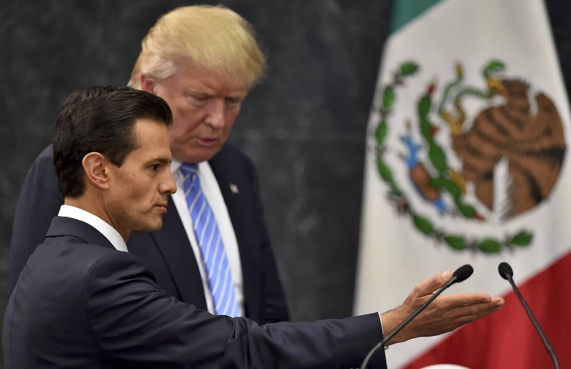 Enrique Pena Nieto ir Donaldas Trumpas
