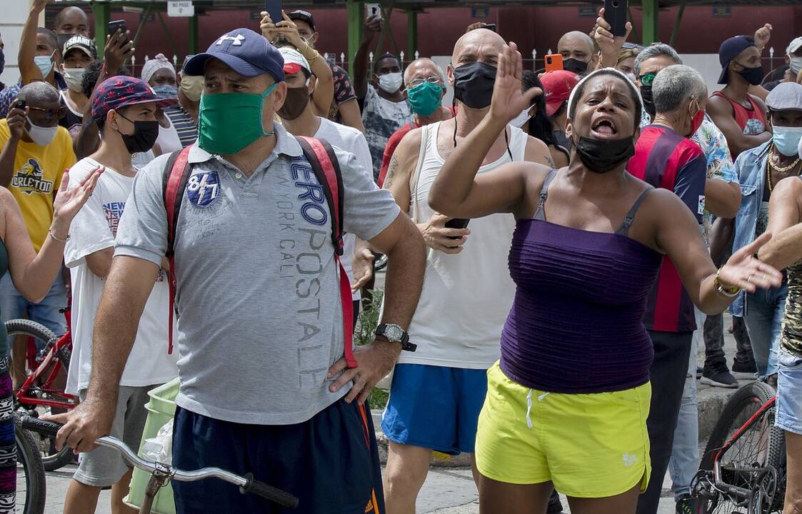 Protestai Kuboje