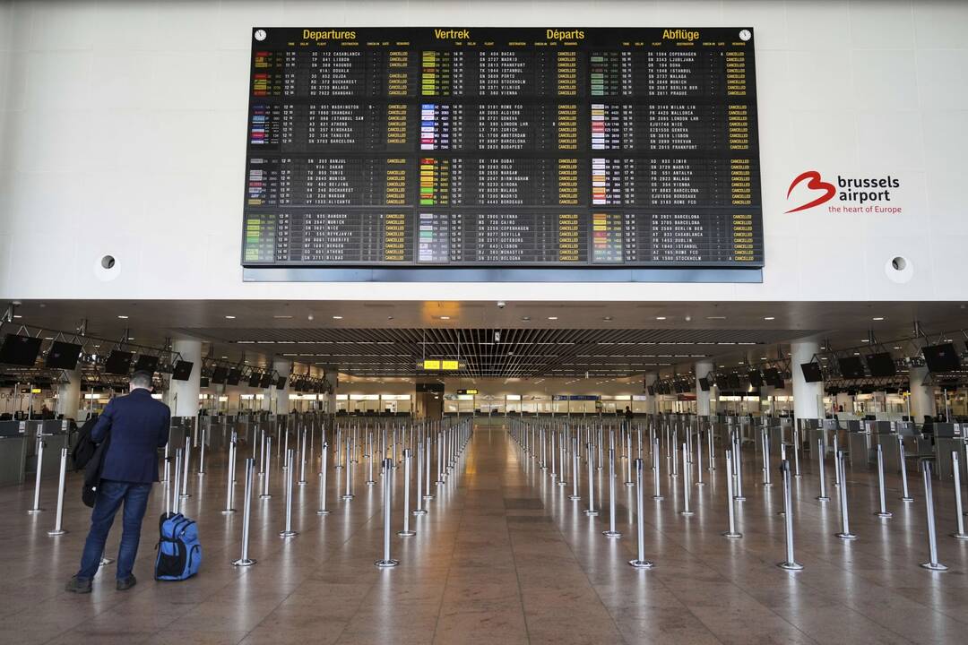 Belgijoje dėl streikų prieš pensijų reformą nutraukti skrydžiai