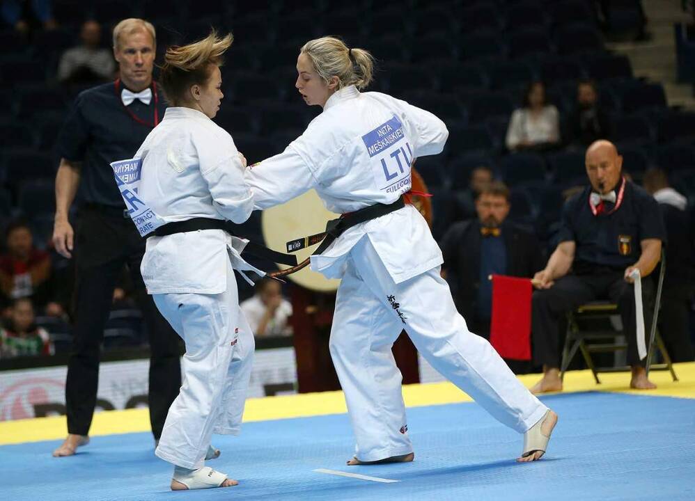 A. Meškauskienė pelnė kelialapį į pilno kontakto karatė olimpiadą Tokijuje