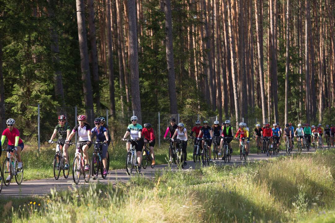 Lietuvos moterys mynė 100 km