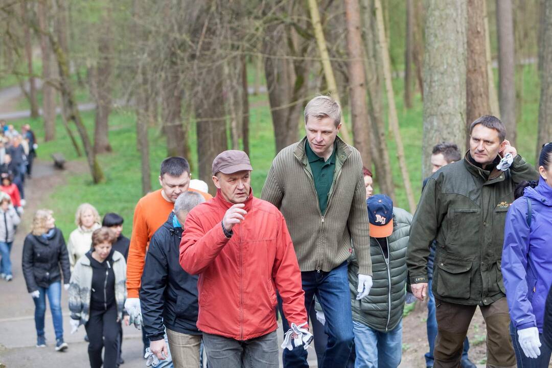 Vilniaus meras dalyvavo akcijoje "Darom"