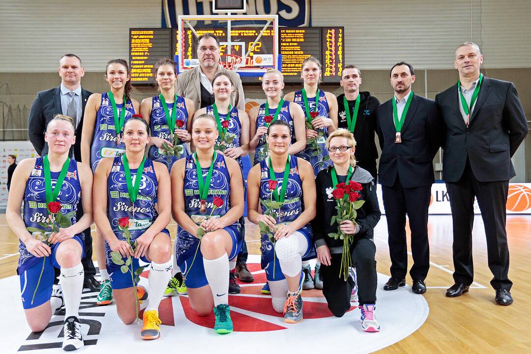 Kauno „Hoptrans-Sirenos“ pasipuošė LKF bronzos medaliais