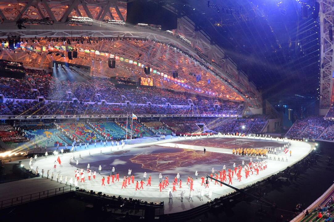 Sočio olimpinių žaidynių atidarymo ceremonija