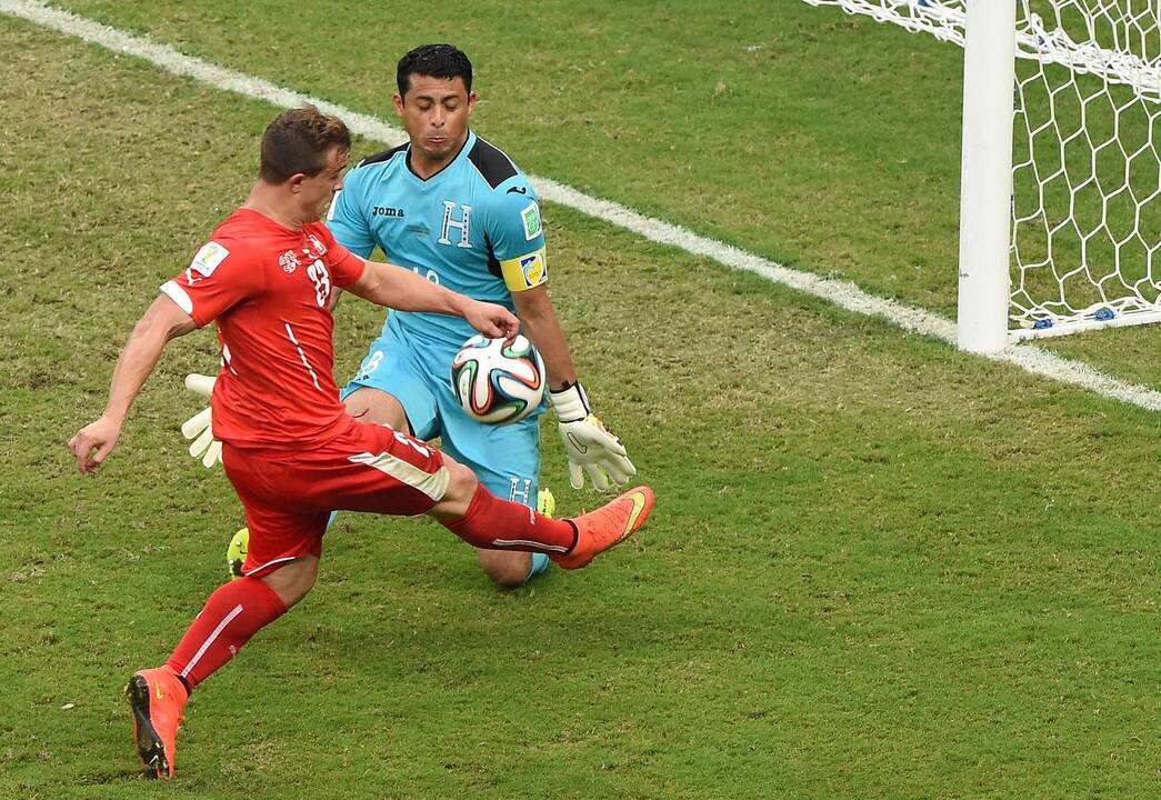 Pasaulio futbolo čempionatas: Šveicarija - Hondūras