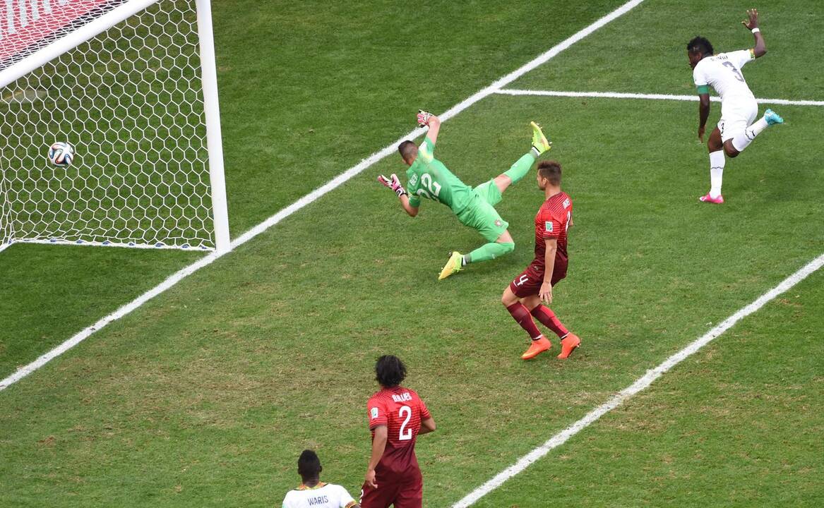 Pasaulio futbolo čempionatas: Portugalija - Gana