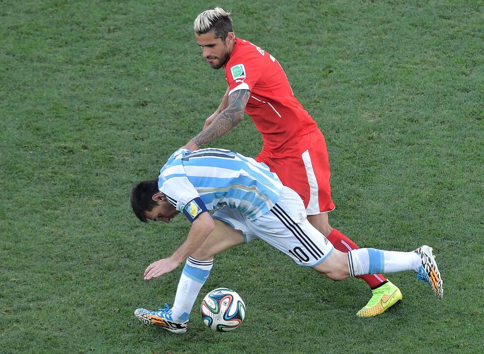 Pasaulio futbolo čempionatas: Argentina - Šveicarija