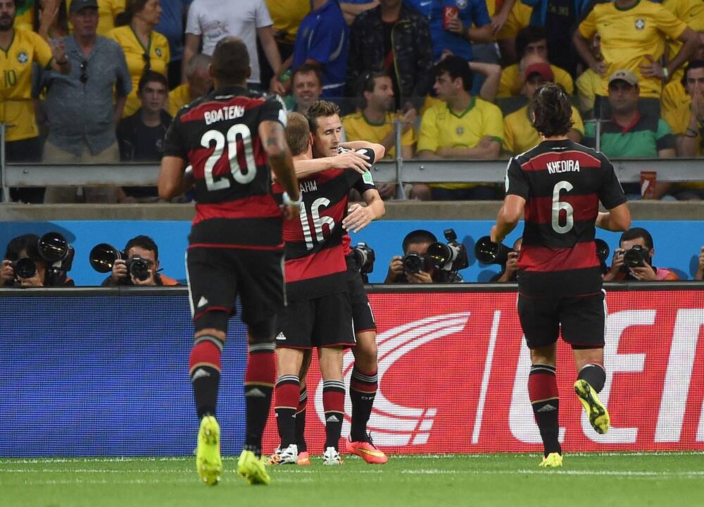 Pasaulio futbolo čempionato pusfinalis: Vokietija - Brazilija