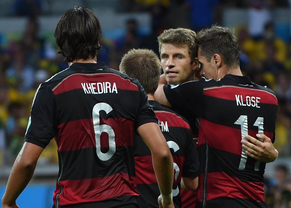 Pasaulio futbolo čempionato pusfinalis: Vokietija - Brazilija