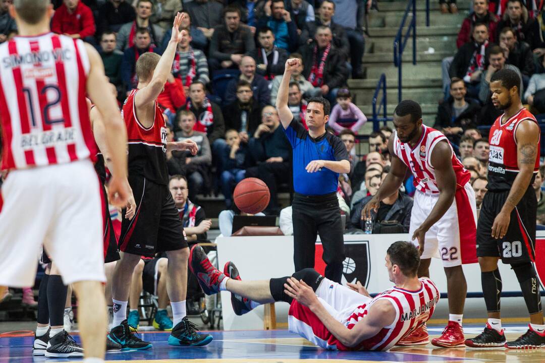 Europos taurė: "Lietuvos rytas" - "Crvena Zvezda" 82:80