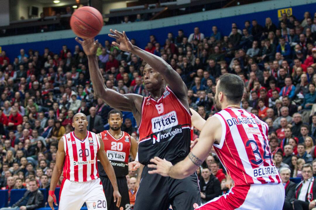 Europos taurė: "Lietuvos rytas" - "Crvena Zvezda" 82:80