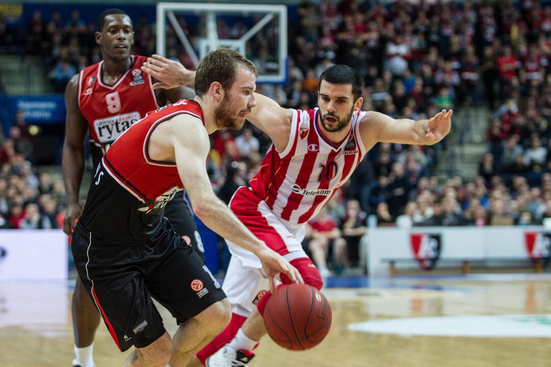 Europos taurė: "Lietuvos rytas" - "Crvena Zvezda" 82:80