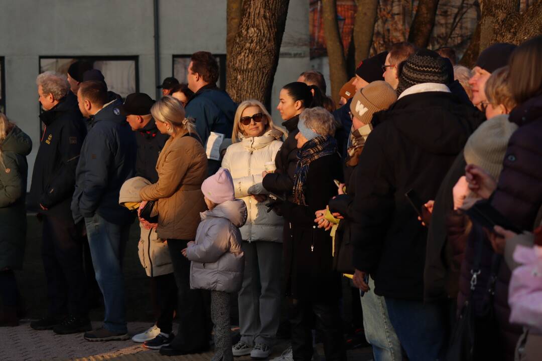Klaipėdiečiai pasitiko keliautoją Aurimą Mockų 