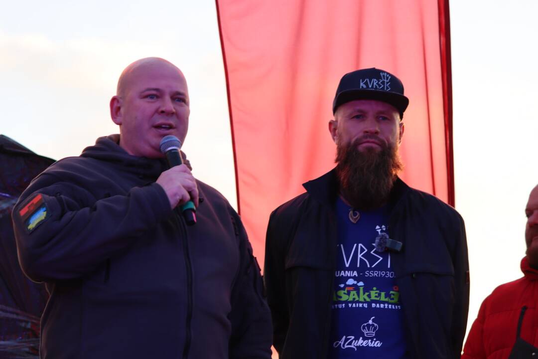 Klaipėdiečiai pasitiko keliautoją Aurimą Mockų 
