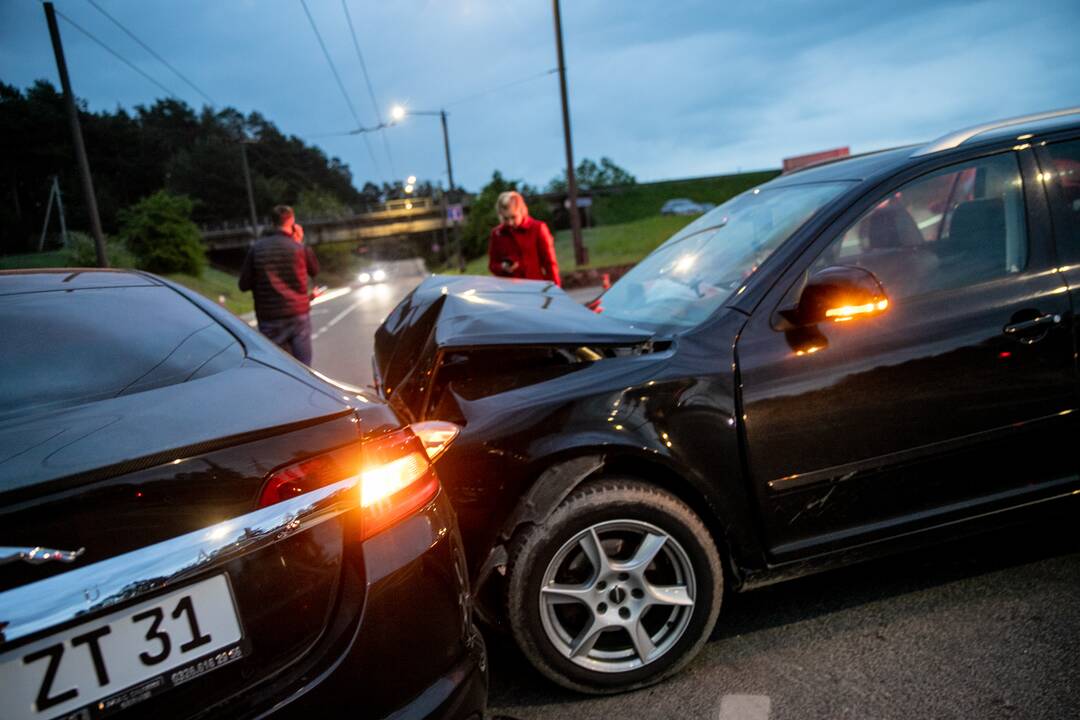 Automobilių avarija T. Masiulio gatvėje