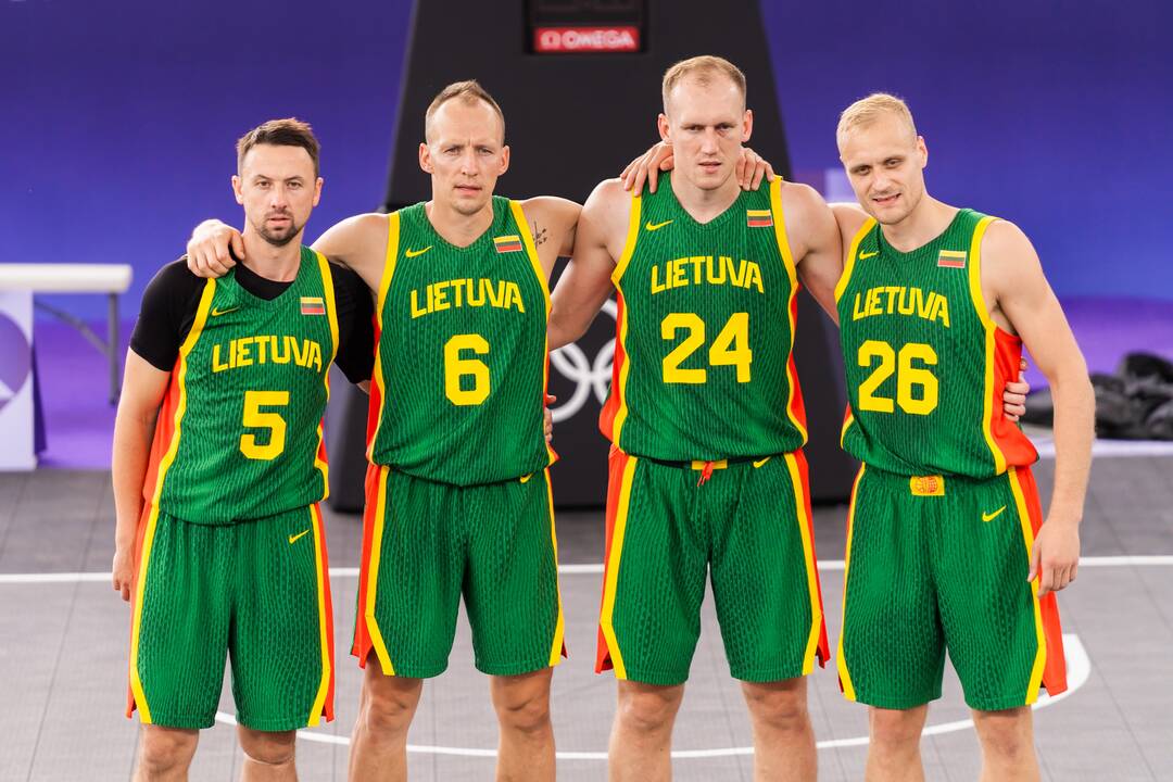 Paryžiaus olimpinės žaidynės: Lietuvos trijulių rinktinė įveikė amerikiečius