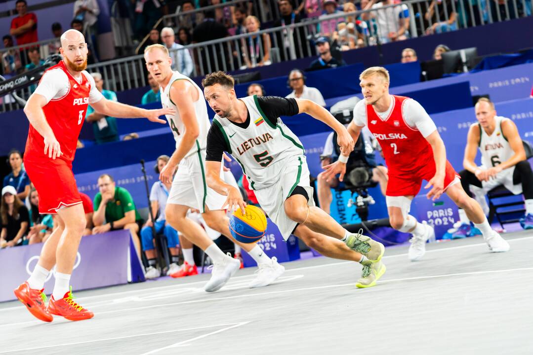 Lietuvos 3x3 krepšinio rinktinė įveikė lenkus