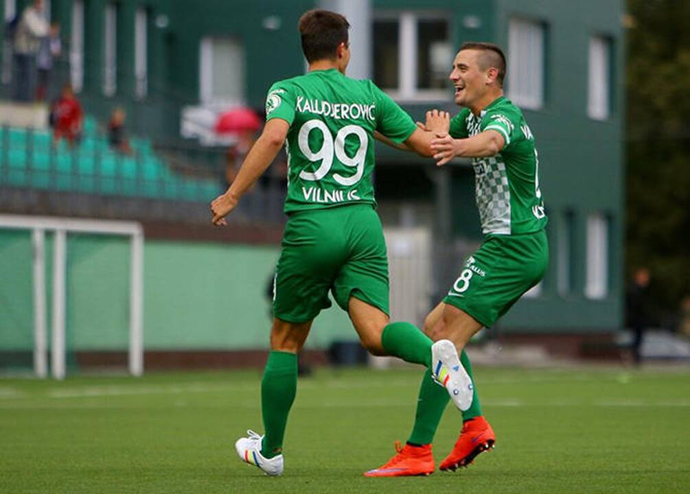 Vilniaus "Žalgirio" futbolininkai privertė pasiduoti vicečempionus