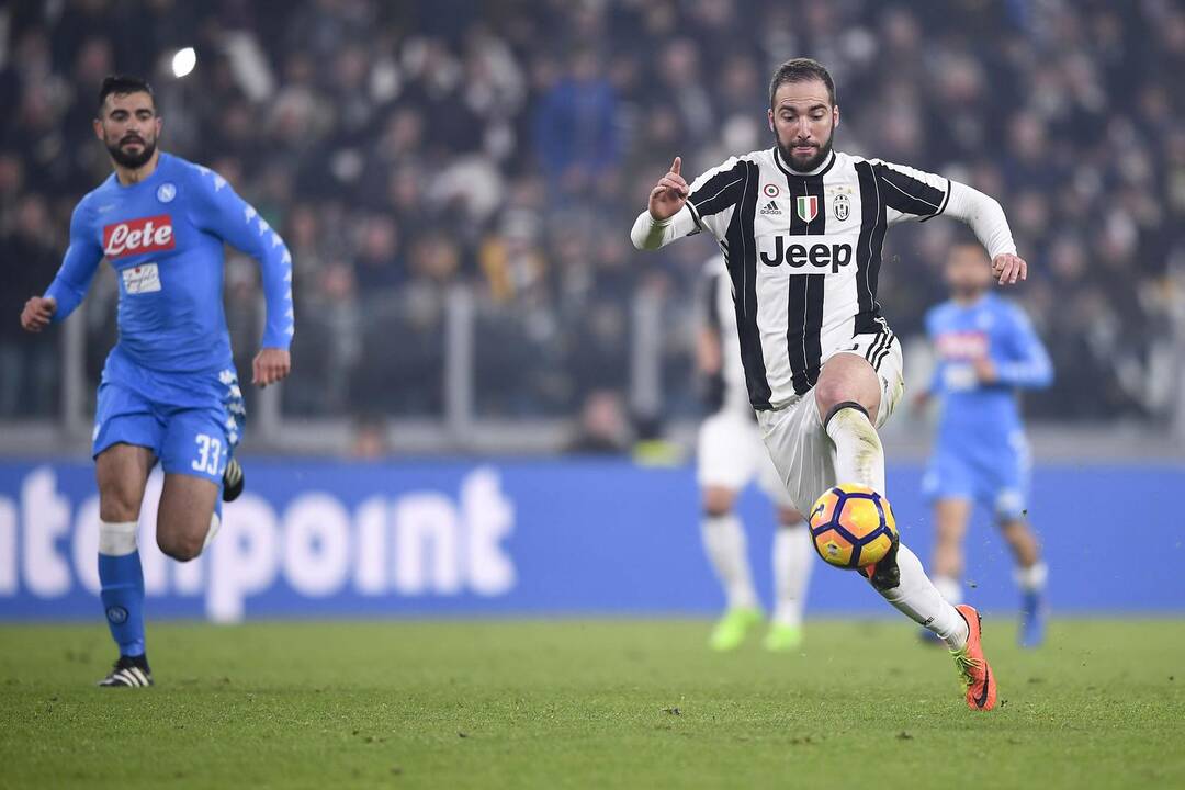 "Juventus“ sudavė pirmą smūgį „Napoli“ ekipai Italijos taurės pusfinalyje