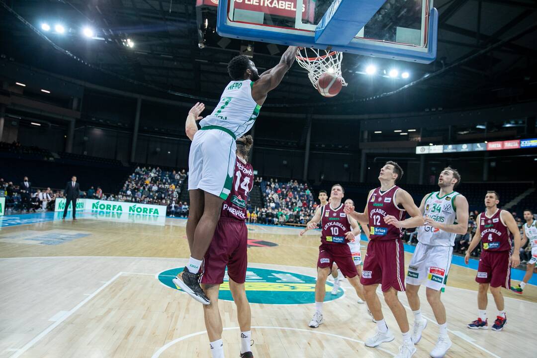 LKL: „Lietkabelis“ – „Žalgiris“ 69:73