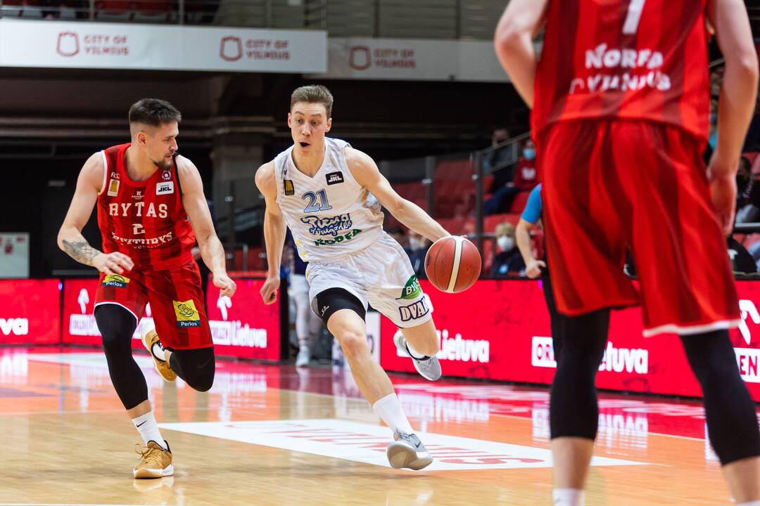 LKL: Vilniaus „Rytas“ – Pasvalio „Pieno žvaigždės“ 91:75