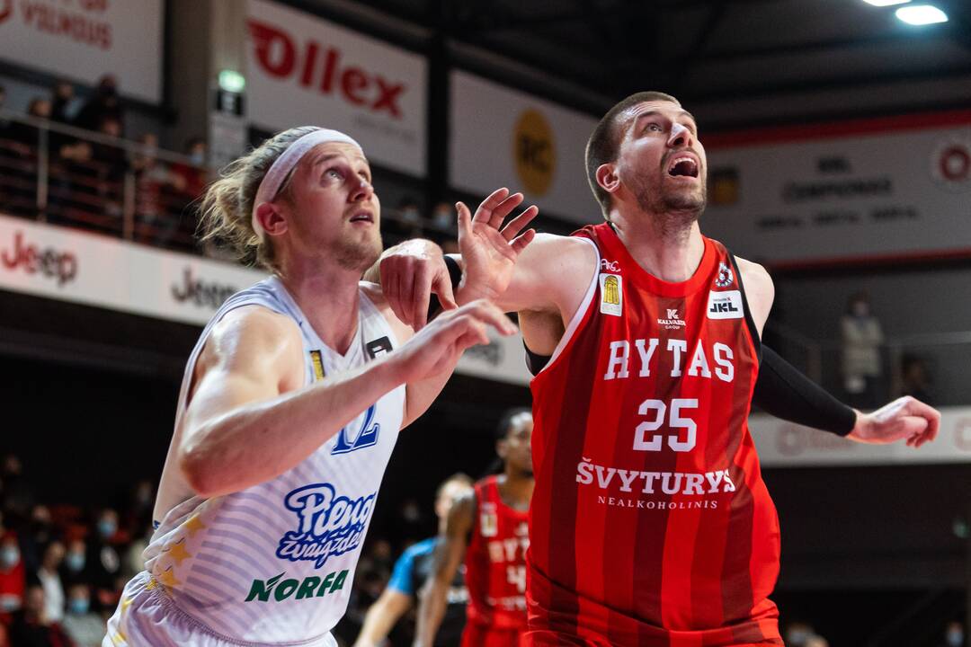 LKL: Vilniaus „Rytas“ – Pasvalio „Pieno žvaigždės“ 91:75