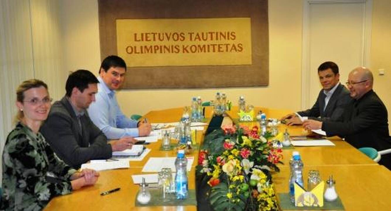 LTOK būstinėje aptartas Lietuvos pasirengimas 2015 metų Europos žaidynėms Baku