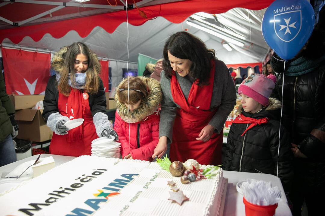 „Maltiečių sriubos“ akcija Vilniuje