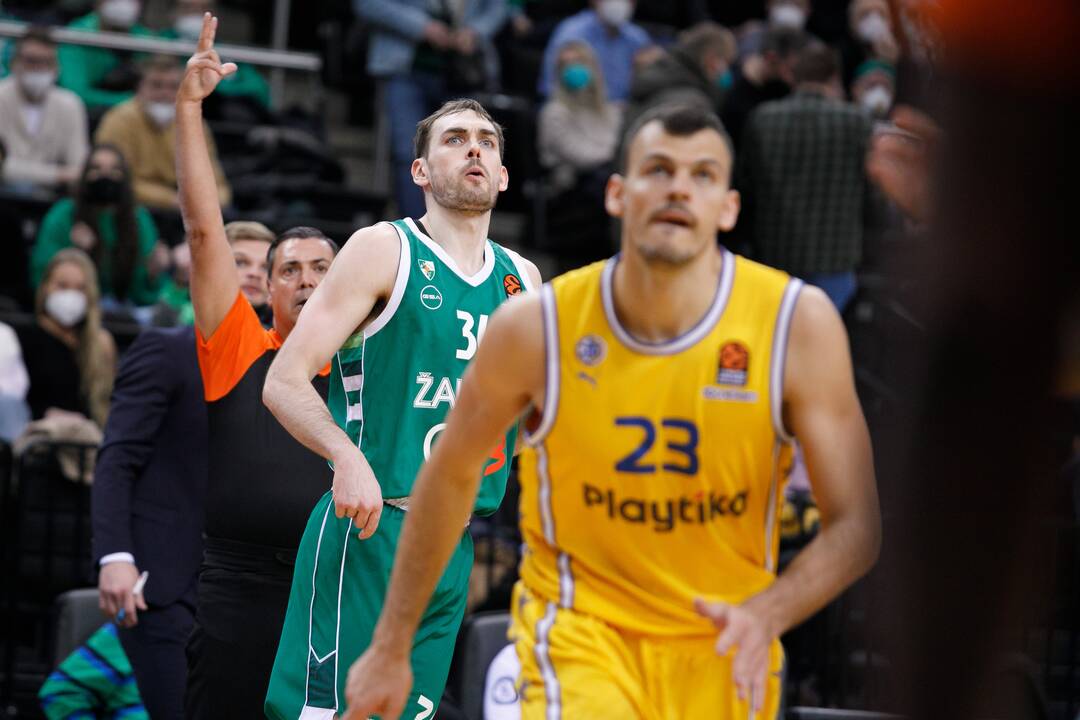 Eurolyga: Kauno „Žalgiris“  – Tel Avivo „Maccabi“ 78:94