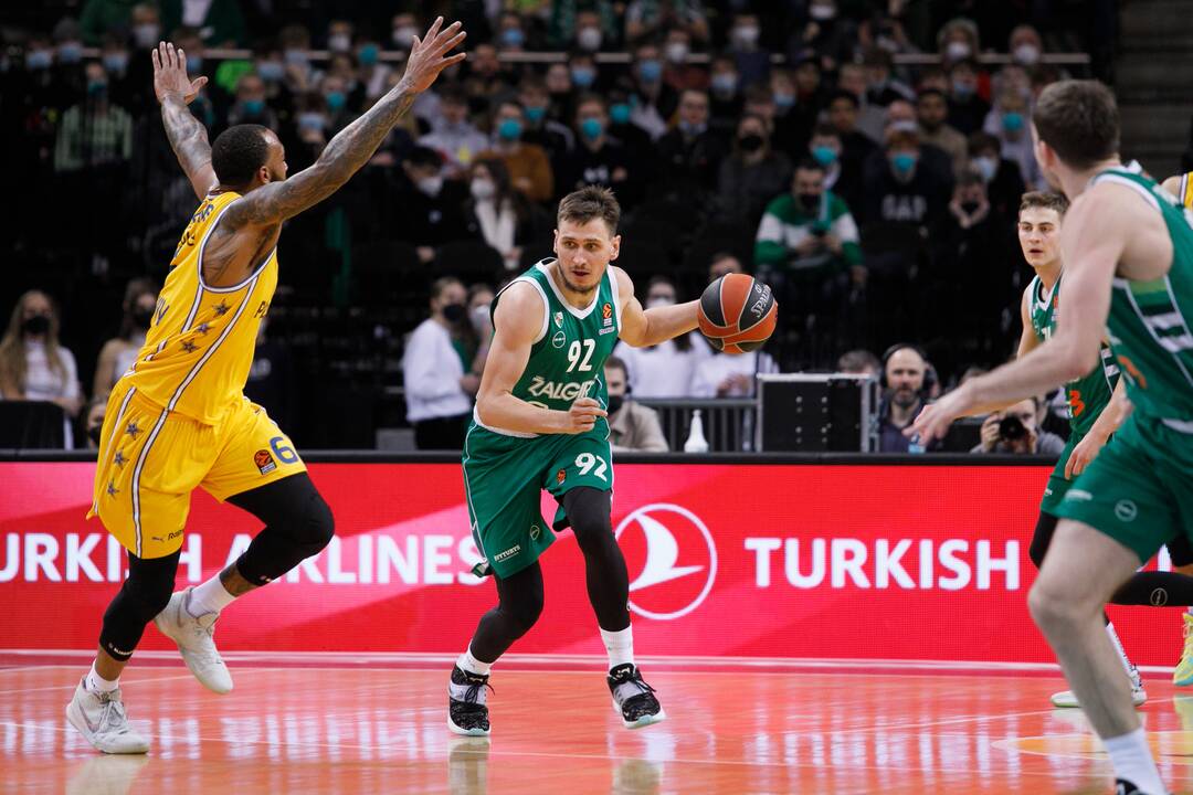 Eurolyga: Kauno „Žalgiris“  – Tel Avivo „Maccabi“ 78:94