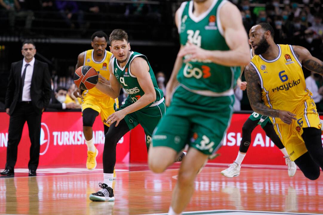 Eurolyga: Kauno „Žalgiris“  – Tel Avivo „Maccabi“ 78:94