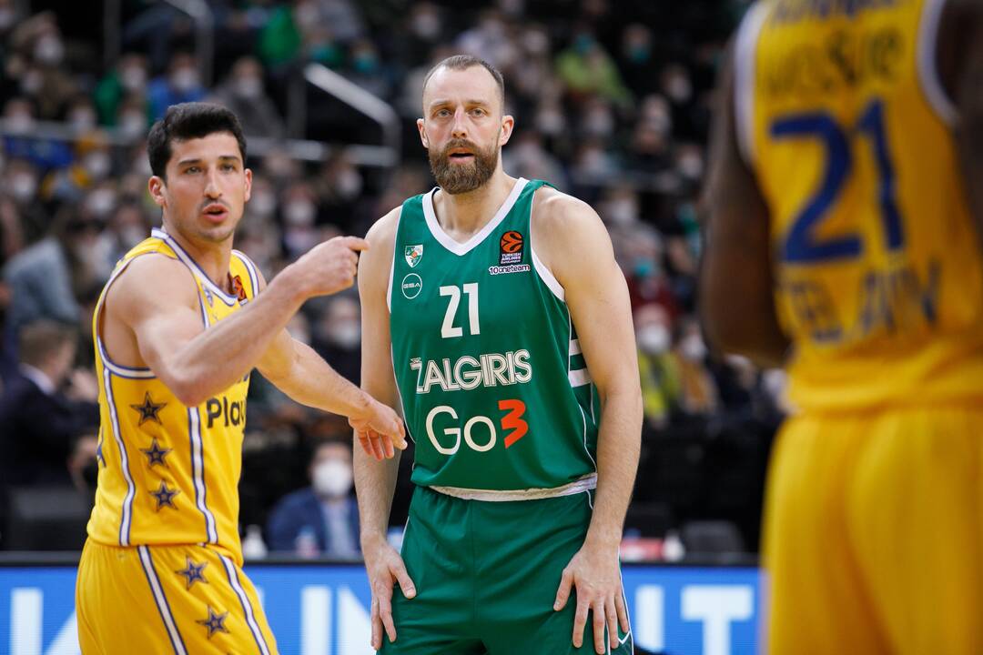 Eurolyga: Kauno „Žalgiris“  – Tel Avivo „Maccabi“ 78:94